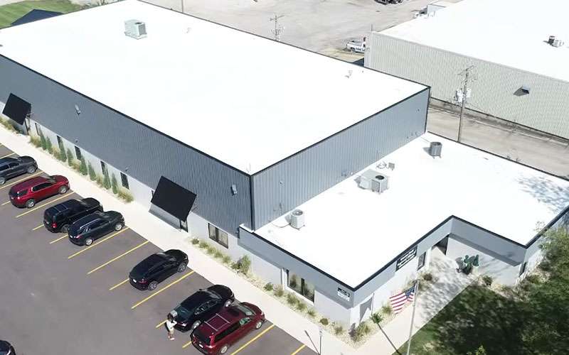 COMMERCIAL FLAT ROOF TPO INSTALLATION